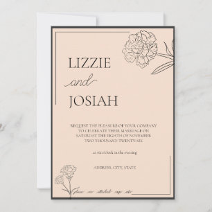 Simple Wedding Invitation 