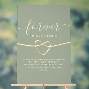 Simple Wedding Memorial Acrylic Sign