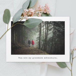 Simple Wedding Photo Save the Date Announcement