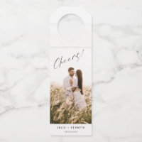 Simple Wedding Photo Wine