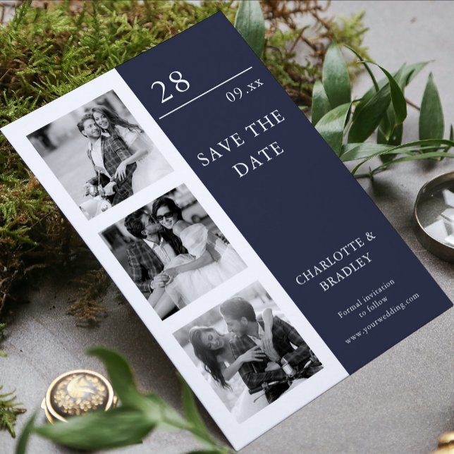 Simple Wedding Save The Date Photo Picture (Creator Uploaded)