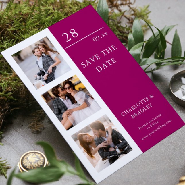 Simple Wedding Save The Date Photo Picture (Creator Uploaded)