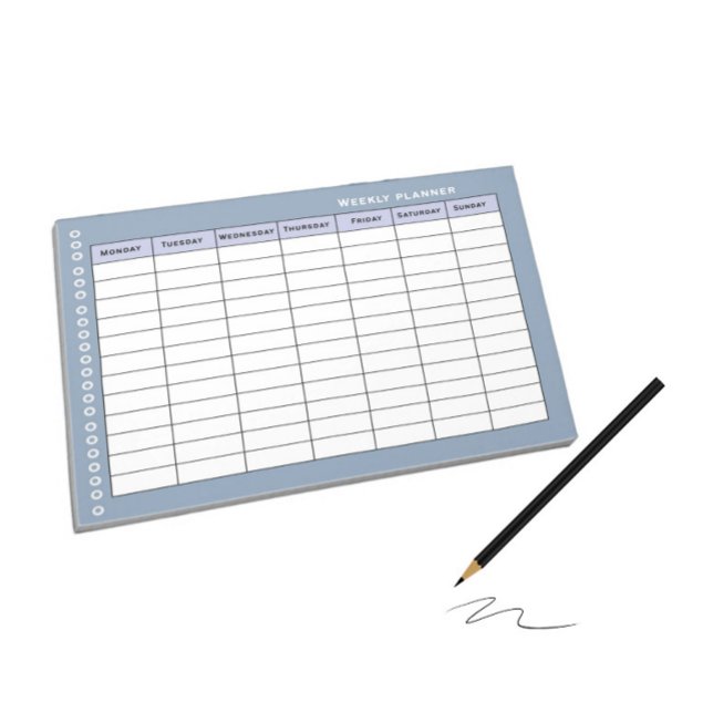 Simple weekly planner  notepad (Creator Uploaded)