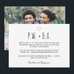 Simple Whimsical Typography Heart Photo Wedding Invitation<br><div class="desc">Cute Minimalist Whimsical Typography Heart Wedding Invitation with Photo</div>