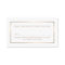 Simple White and Gold, Diaper Raffle Ticket