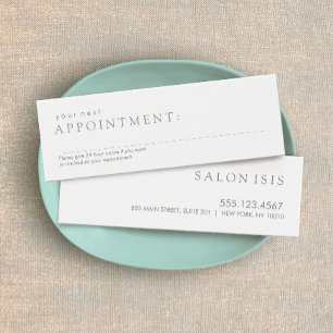 Simple White Appointment