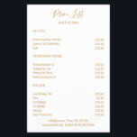 Simple White Beige Flyer<br><div class="desc">Modern, simple White Beige Flyer. Entworfen für Designer, Stylisten, Salons, Haare und Make-up Künstler, Nails und Lash Künstler, Wellness-Centre und mehr.</div>
