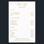 Simple White Beige Flyer<br><div class="desc">Modern, simple White Beige Flyer. Entworfen für Designer, Stylisten, Salons, Haare und Make-up Künstler, Nails und Lash Künstler, Wellness-Centre und mehr.</div>