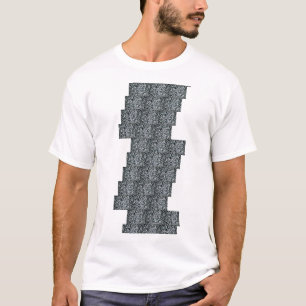 Simple white & black spiderweb collection pattern T-Shirt