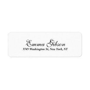 Simple White Classical Professional Elegant Script