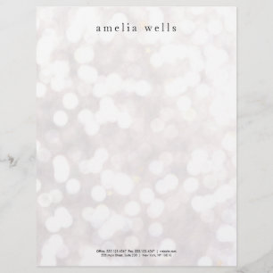 Simple White Creative Professional Modern Letterhead