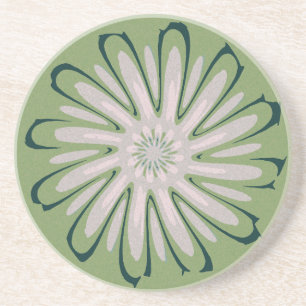 Simple White Flower Coaster