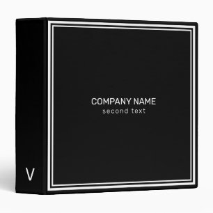 Simple White Frame  Binder