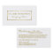 Simple White & Gold Foil Effect