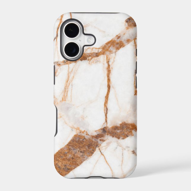 Simple White Marble Texture Personalized (Back)