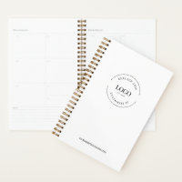 Simple White Minimalist Custom Logo Branded