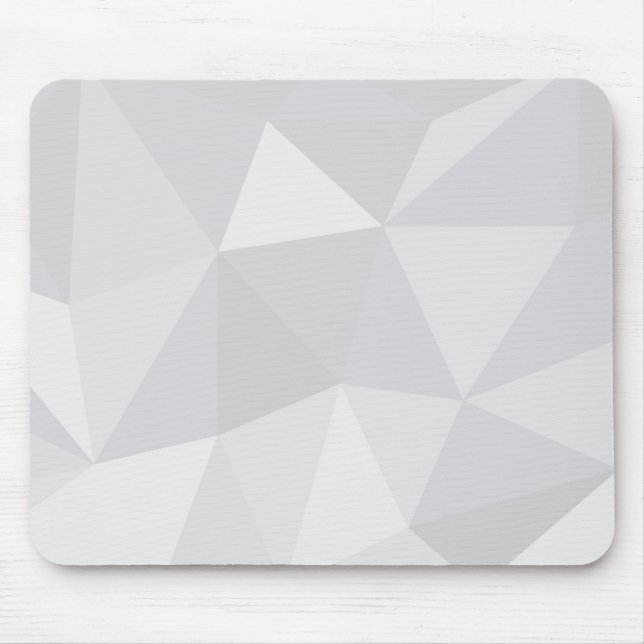 Simple, white, modern, trendy, cool illustration mouse pad (Front)