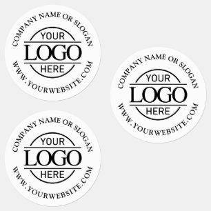 Simple White Promotional Company Business Logo