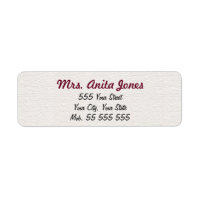 Simple White Structure Purple Name