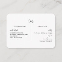 Simple White Wedding Detail Rounded Cash Bar