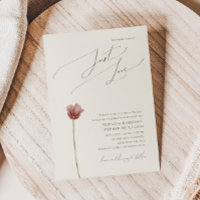 Simple Wildflower Nothing Fancy Just Love Wedding 