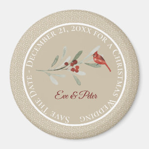 Simple Winters/Save the Date/Wedding Magnet