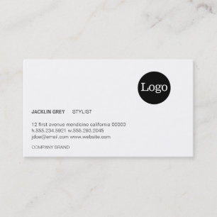 Simple with Logo Business Card