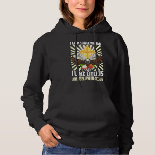 Simple Women Like Litchi And Believe In Jesus Chri Hoodie