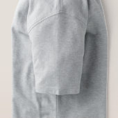 Simple Word Design Grey Collar Adult Unisex Shirt  (Design Right)