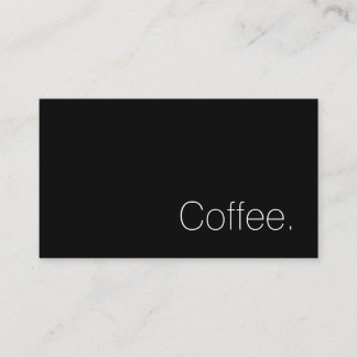 Simple Word Suisse - Carte de punch pour café de f