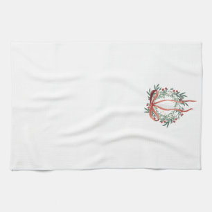 Simple Wreath Kitchen Towel