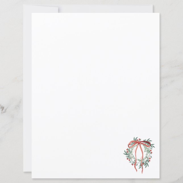 Simple Wreath Paper (Front)
