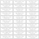 Simple Writing Wedding Guest Names Address<br><div class="desc">Composed of simple sans serif and handwritten typography. These elements are simple,  fun,  and modern. This has 30 stickers. 
 
 This is designed by White Paper Birch Co. exclusive for Zazzle.
 
 Available here:
 http://www.zazzle.com/store/whitepaperbirch</div>