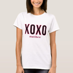 Simple Xoxo Workout Cute Valentines Day T-Shirt