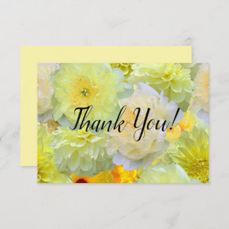 Simple Yellow Floral Thank You