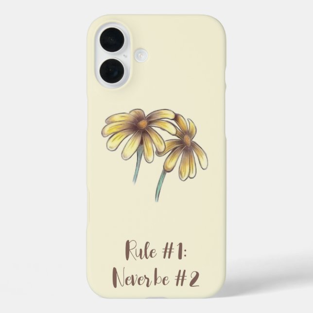 Simple Yellow Flowers Case-Mate iPhone Case (Back)
