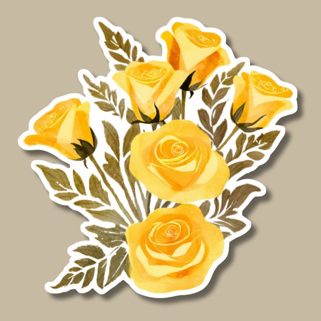 Simple Yellow Roses Waterproof  (Creator Uploaded)