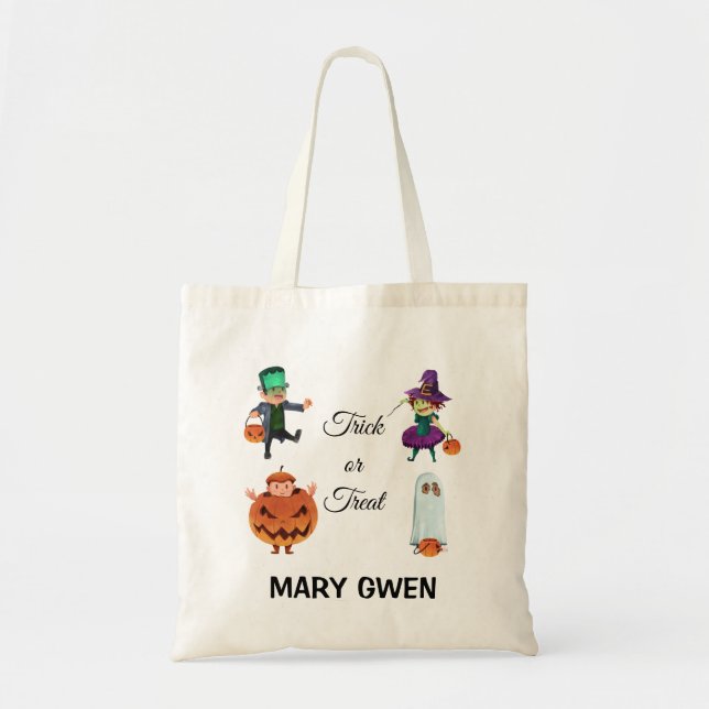 Simple yet Adorable Trick or Treat | Tote Bag (Front)
