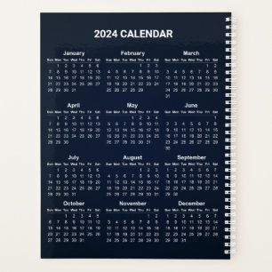 Simple Yet Elegant 2024 Calendar Planner