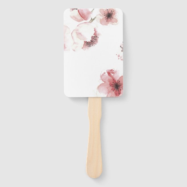 Simple yet Elegant Cherry Blossom | Hand Fan (Front)