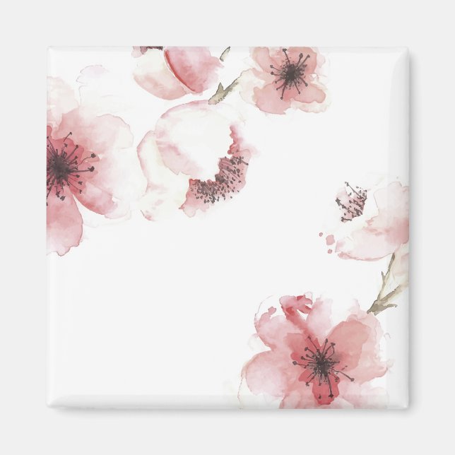Simple yet Elegant Cherry Blossom | Magnet (Front)