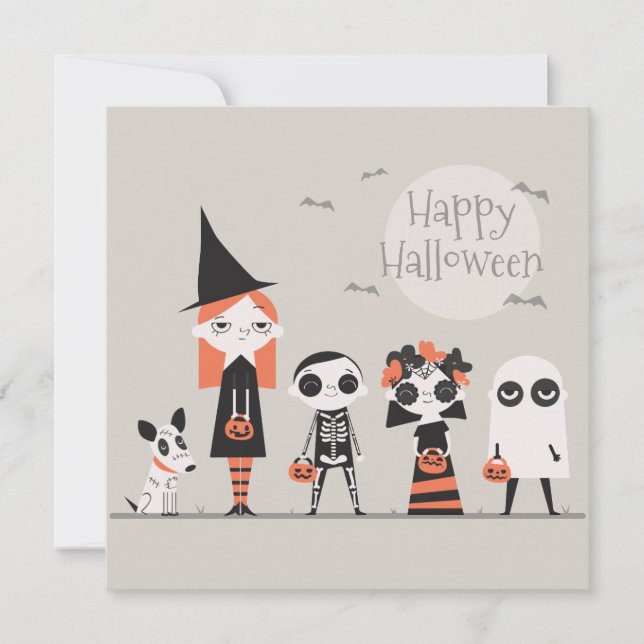 Simple yet Elegant Halloween Party | Invitation (Front)