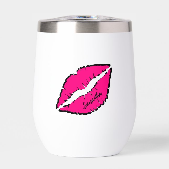Simple Zebra with Pink Lips Personalized (Front)