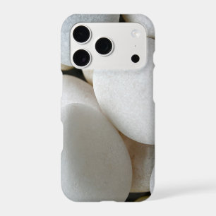 Simple Zen White Pebbles Nature Photo Phone Case