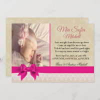 Simplement Belle Bébé Faire-part de naissance fill