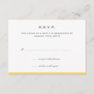 Simplement couleur bordure jaune mariage réponse r