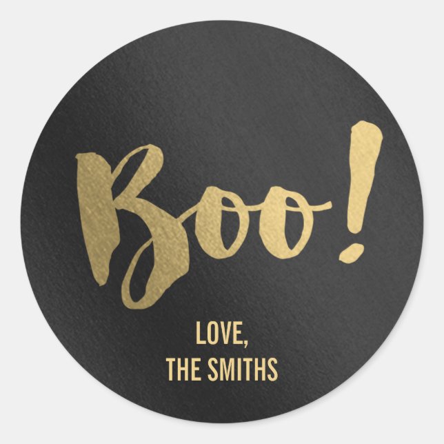 Simplement Dasher Halloween Stickers étiquette cad (Devant)