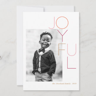 Simplement Joyeux Carte photo de vacances