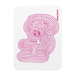 Simplement Mazes "Hey" Maze Magnet
