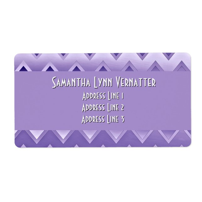 Simplement ZigZag - Violet (Devant)